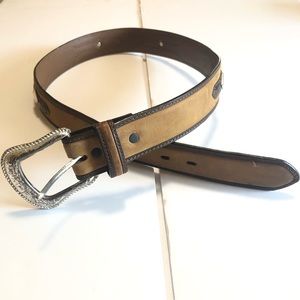 3D Western Belt Size Small Bohemian Embroidered